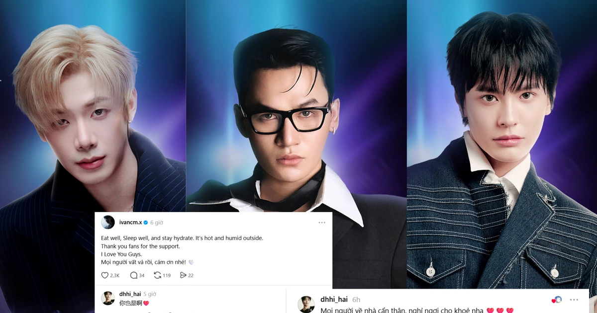 Đặng Hồng Hải, IVAN gửi lời cảm ơn fan sau ngày đầu ghi hình Tinh Hà "Say Hi"