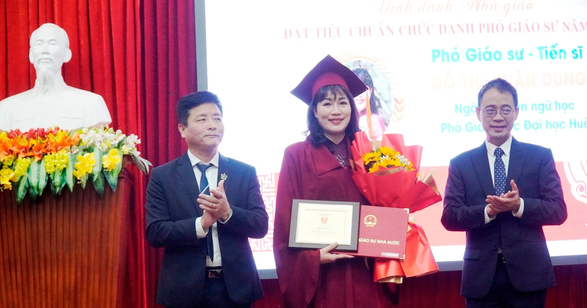 Đại học Huế có thêm 40 giáo sư, phó giáo sư