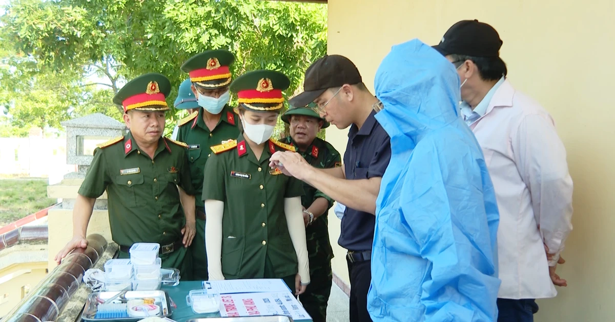 Lấy mẫu ADN tại nghĩa trang có nhiều mộ liệt sĩ chưa rõ danh tính nhất TP. Huế