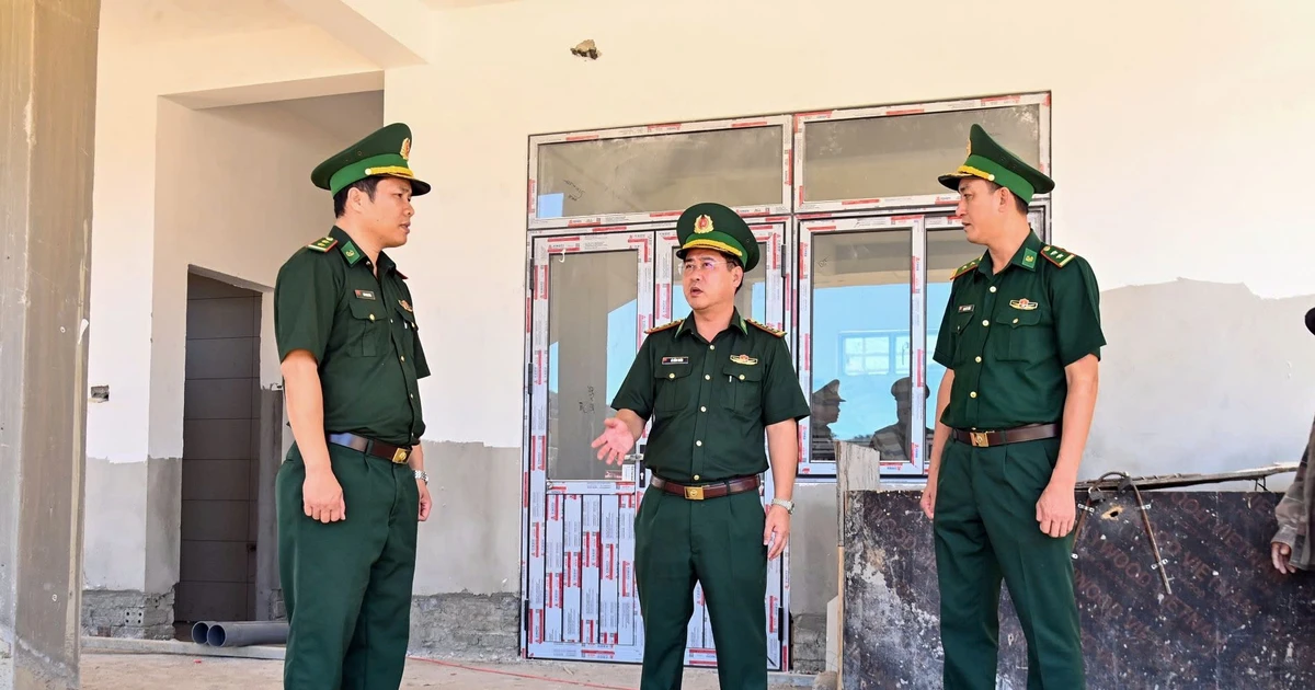Bộ đội Biên phòng ra quân hỗ trợ xây trường nội trú vùng biên