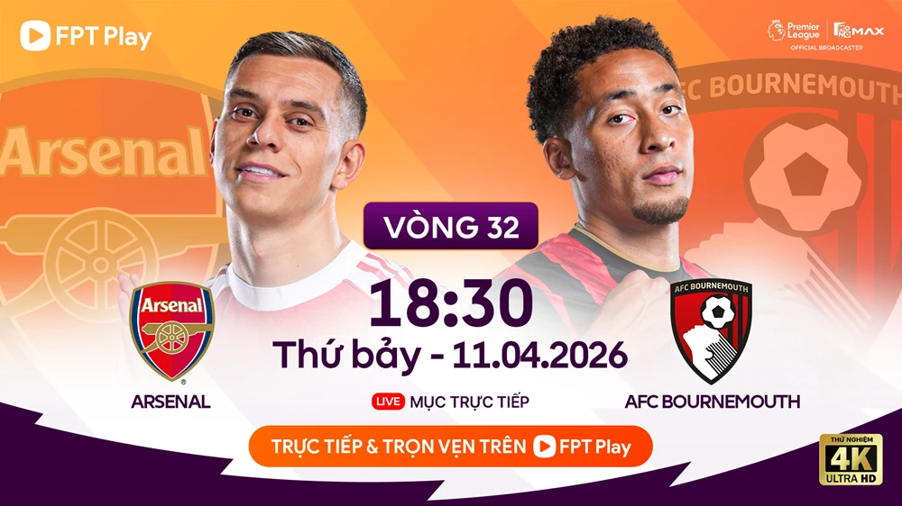 Trực tiếp Arsenal vs Bournemouth, 18h30 ngày 11/4: Bứt phá