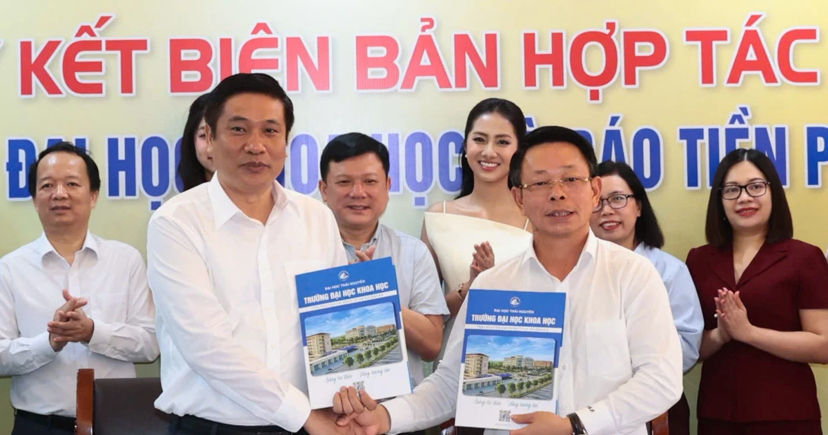 Báo Tiền Phong hợp tác với Trường Đại học Khoa học - Đại học Thái Nguyên
