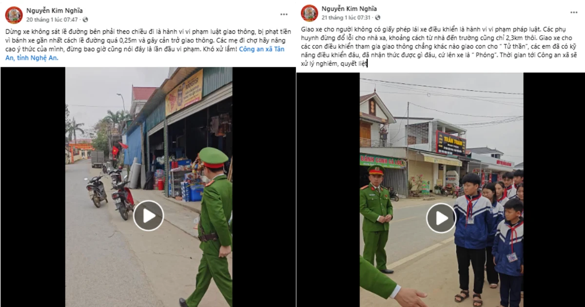 Đại úy Công an xã đưa pháp luật lên Facebook bằng những clip rất 'đời'