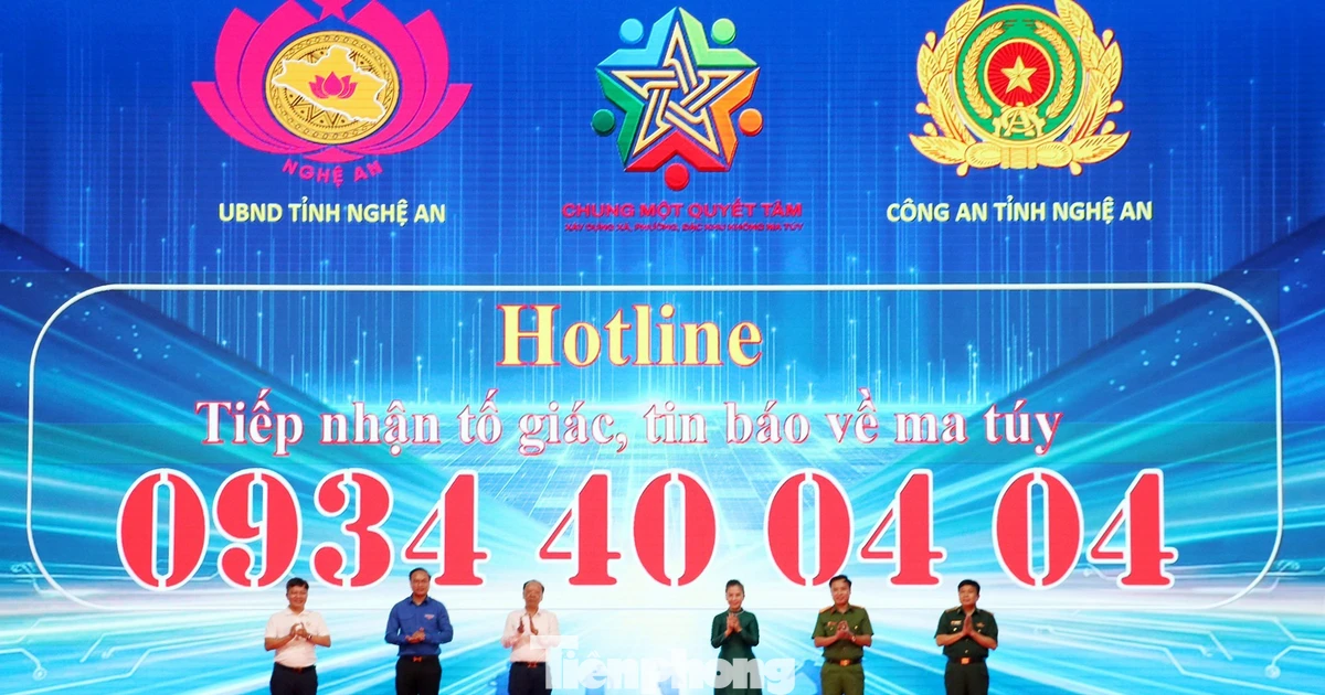 Nghệ An mở đường dây nóng 24/24 tiếp nhận tin báo về ma túy