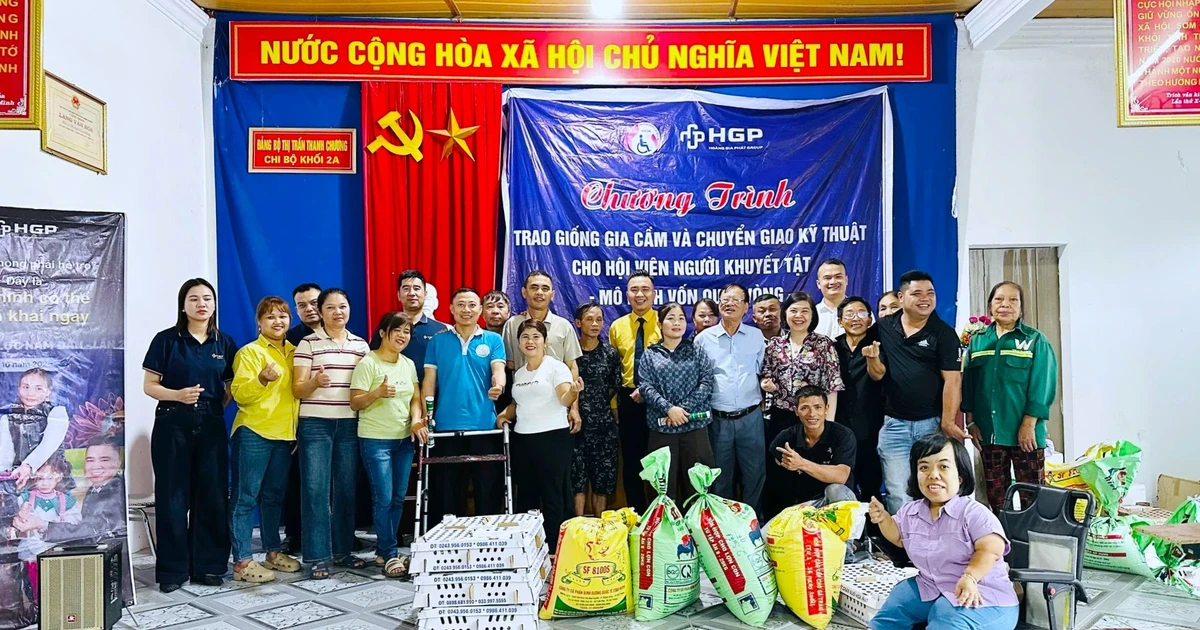 Trao con giống, trao cơ hội vươn lên cho người khuyết tật ở Nghệ An