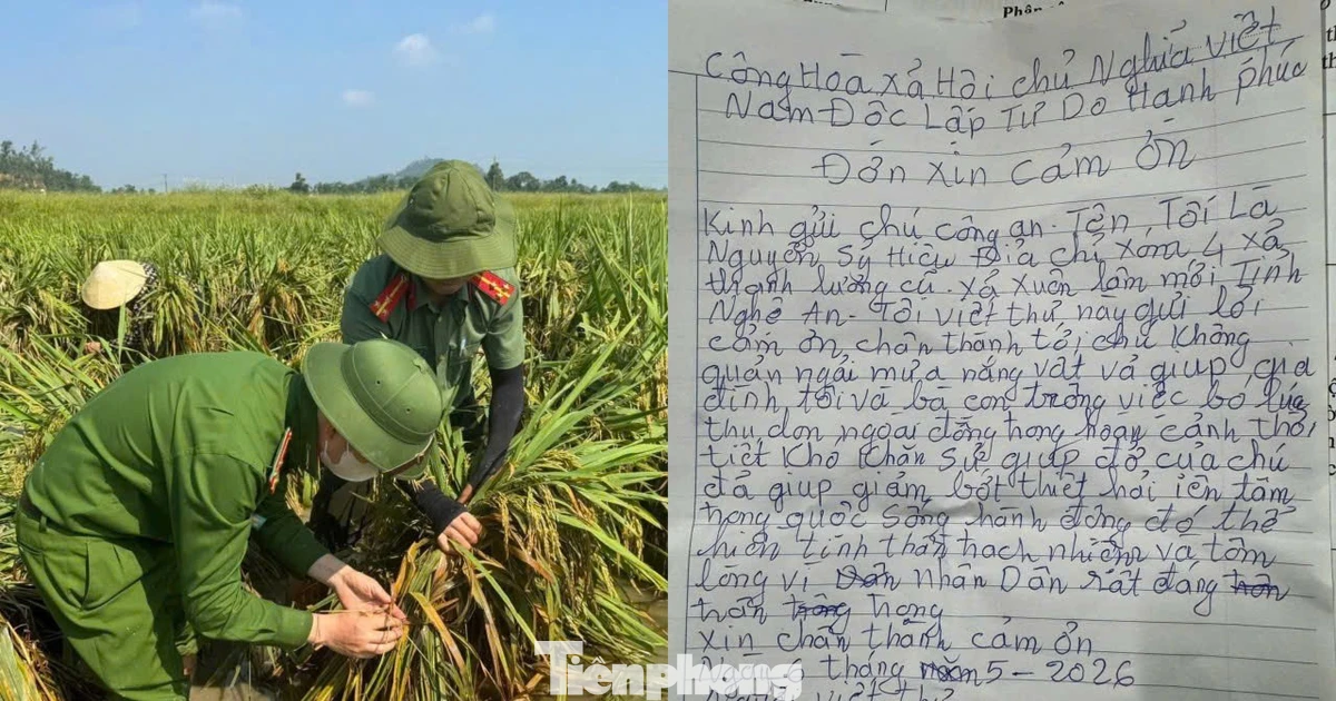 Lá 'đơn' nguệch ngoạc, sai chính tả của lão nông khiến cán bộ công an xúc động