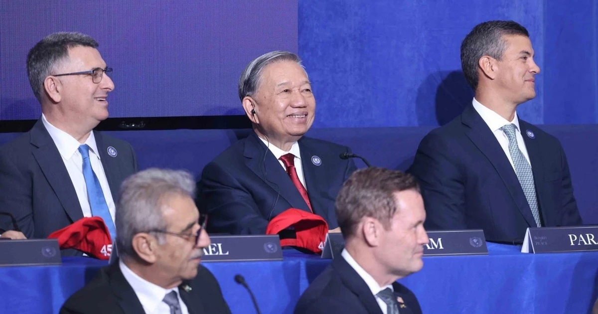 Tổng Bí thư Tô Lâm tham dự cuộc họp khai mạc Hội đồng Hòa bình về Dải Gaza