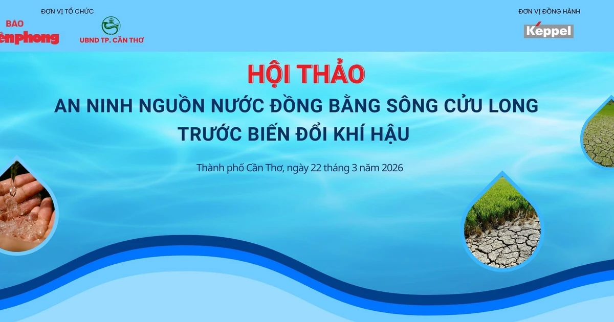 Hội thảo An ninh nguồn nước Đồng bằng sông Cửu Long trước biến đổi khí hậu