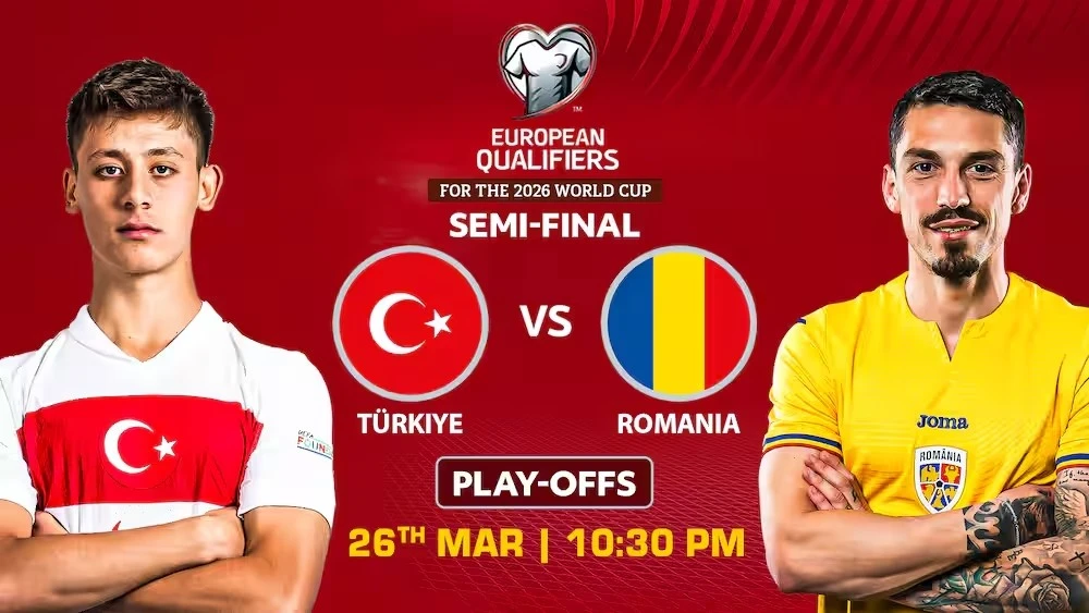 Nhận định Thổ Nhĩ Kỳ vs Romania 0h00 ngày 27/3: Trận chiến không khoan nhượng