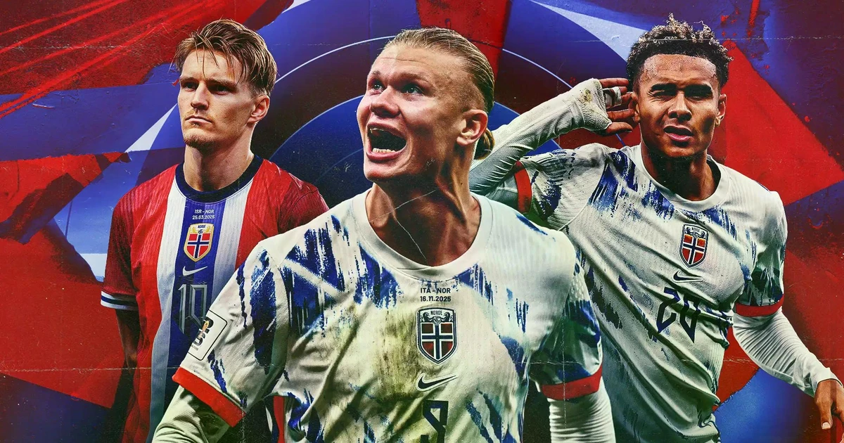 Đường đến World Cup 2026 của Na Uy: Niềm tin đặt lên vai Haaland và Odegaard
