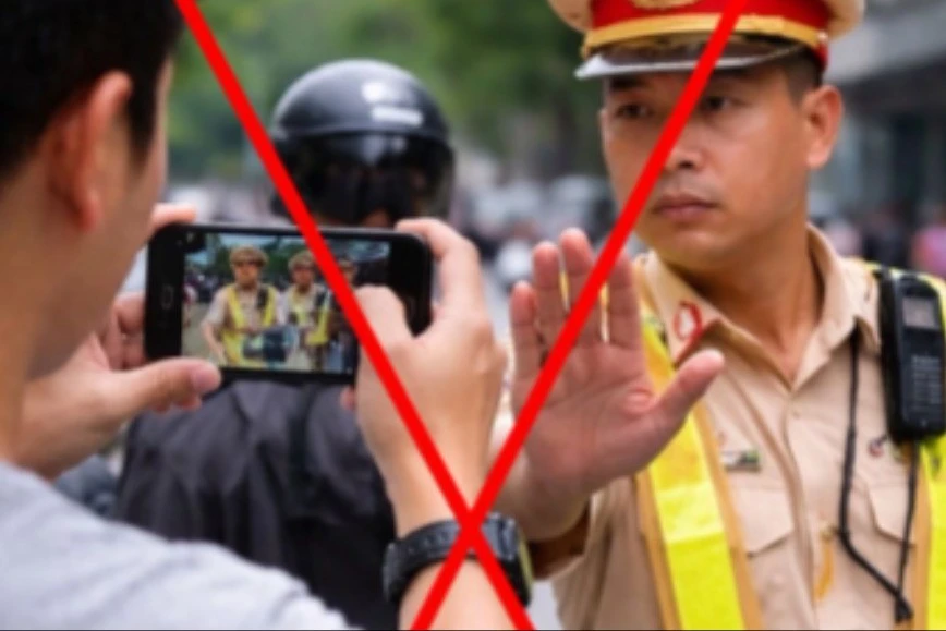 Thông tin Cục CSGT đề xuất phạt 5 triệu đồng người quay video CSGT là sai sự thật