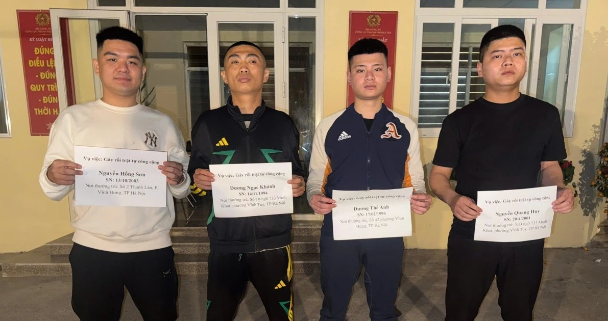 Công an Hà Nội điều tra 2 nhóm đối tượng hỗn chiến gây náo loạn