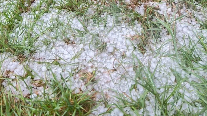 Mưa đá dồn dập ở vùng cao Tu Mơ Rông, hoa màu, cây trồng dập nát