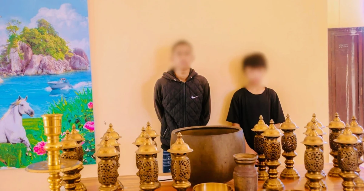 Nhóm trộm sa lưới sau vụ ‘cuỗm’ chuông chùa
