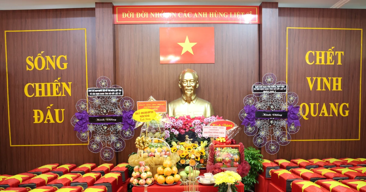 TPHCM thu nhận mẫu sinh phẩm ADN cho thân nhân của liệt sĩ chưa xác định thông tin
