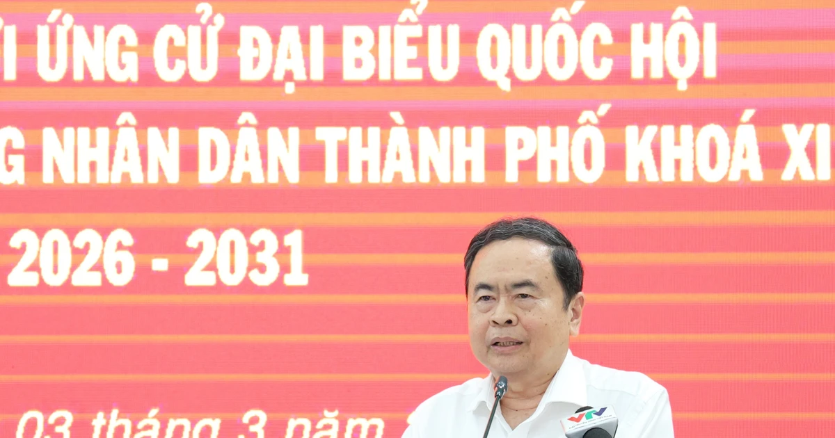 Chủ tịch Quốc hội Trần Thanh Mẫn tiếp xúc cử tri tại TPHCM