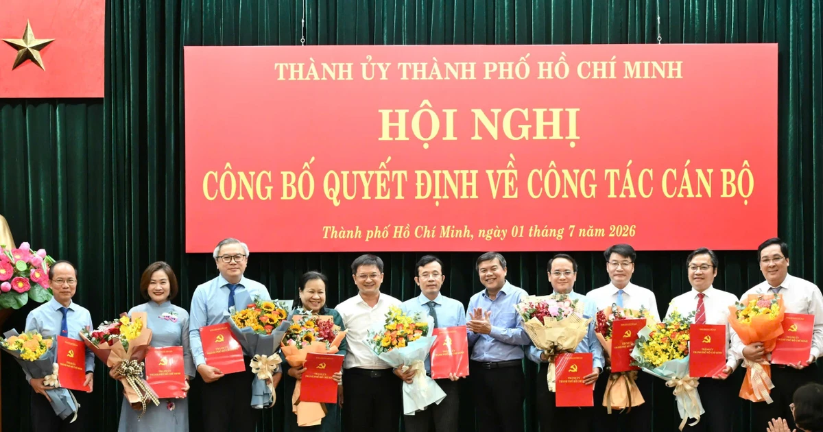 Công bố nhân sự lãnh đạo các cơ quan báo chí, truyền hình TPHCM sau sắp xếp