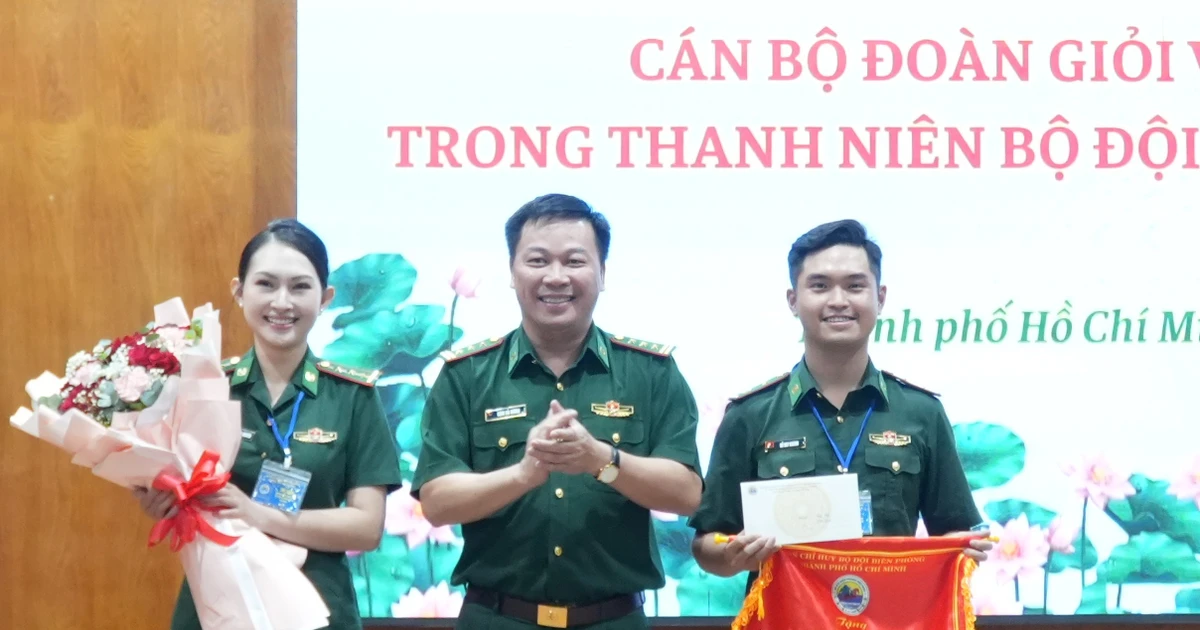 Cán bộ Đoàn Bộ đội Biên phòng TPHCM thi tài