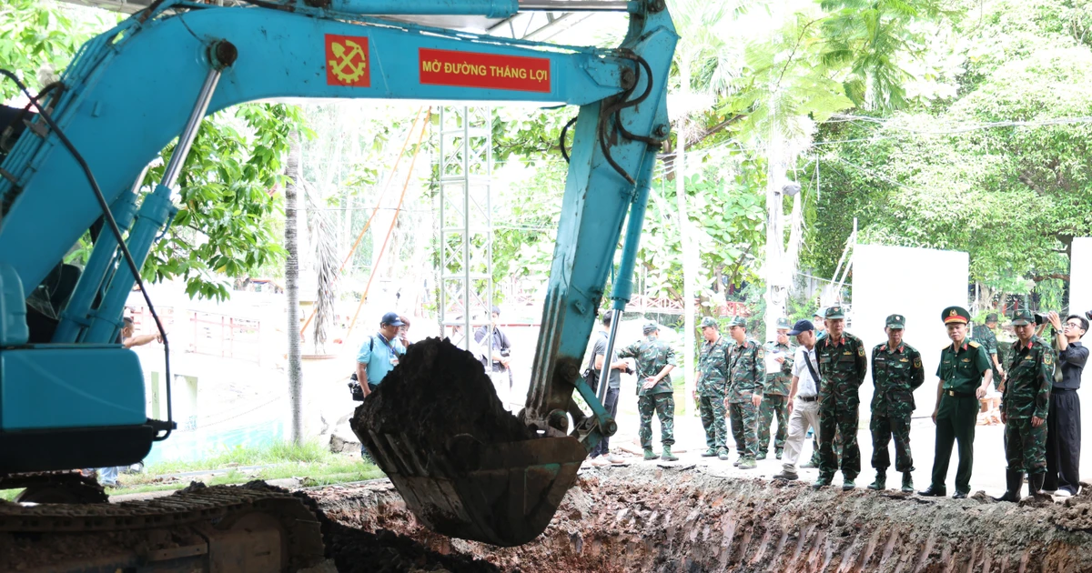 Phát hiện thêm 5 bộ hài cốt liệt sĩ và 2 bộ di vật tại Công viên Lê Thị Riêng