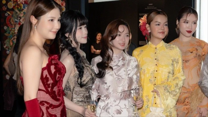 Anh Tài Jun Phạm, Hoa hậu Thanh Thủy tề tựu tại triển lãm tôn vinh văn hóa Việt