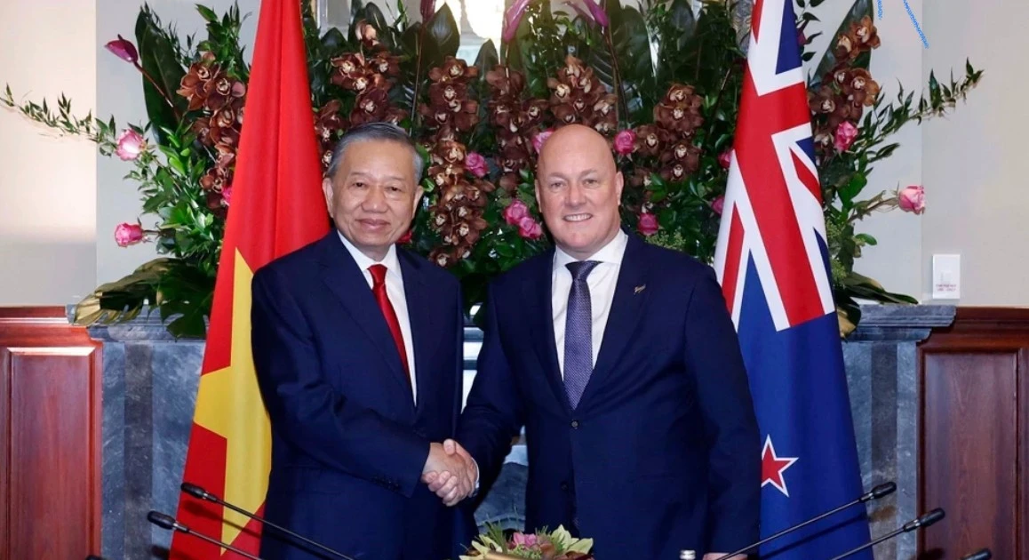 Phát triển toàn diện quan hệ giữa hai nước Việt Nam và New Zealand