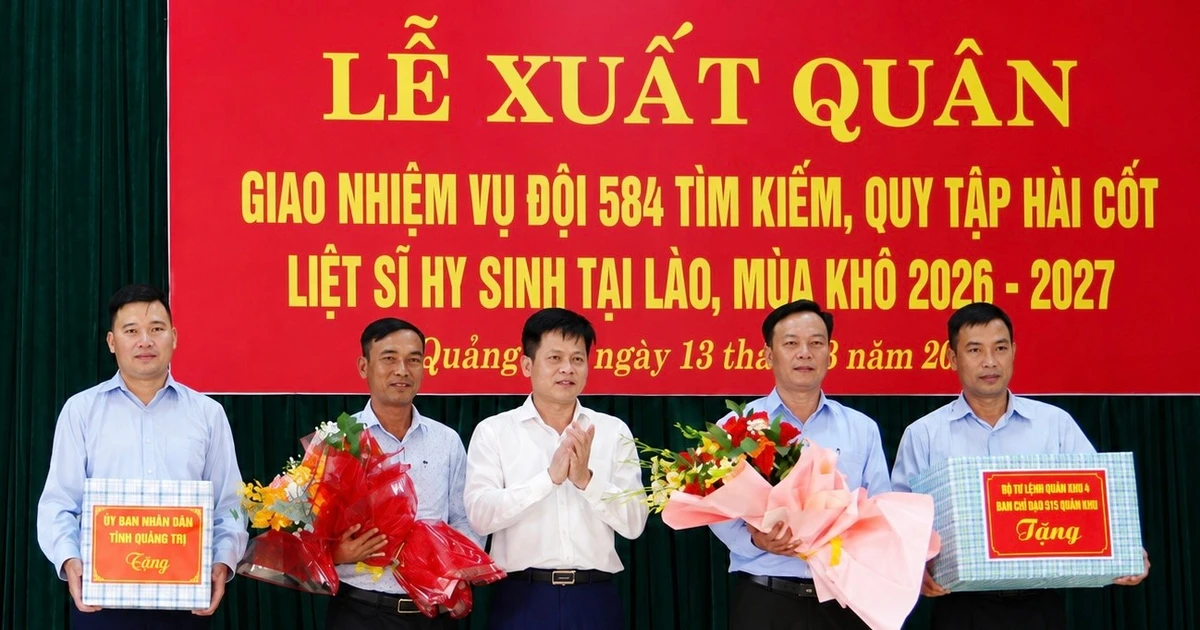 Đội 584 lên đường sang Lào tìm kiếm, quy tập hài cốt liệt sĩ