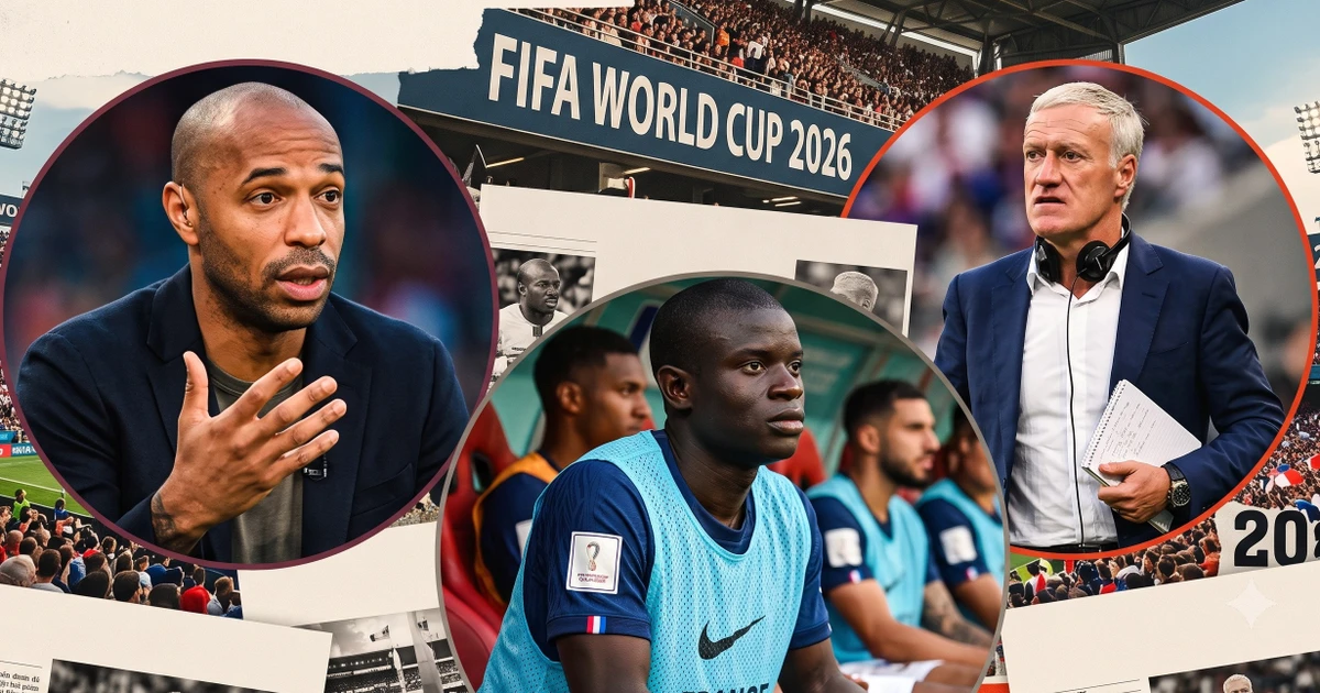 Henry, Mourinho cùng chỉ trích Deschamps vì bỏ quên Kante