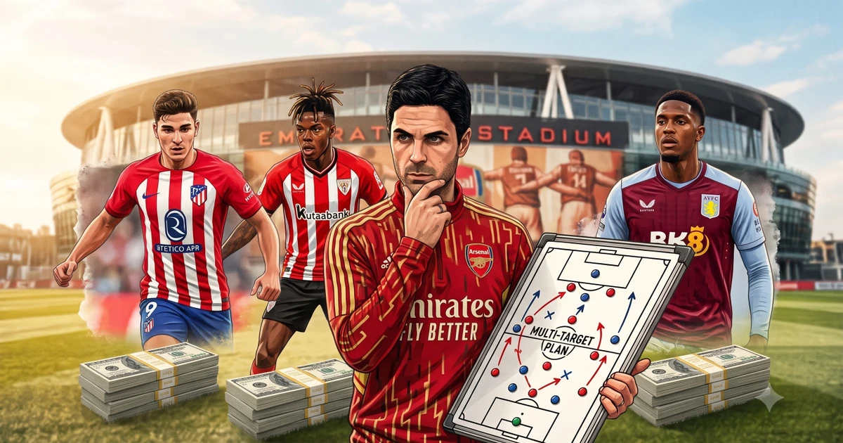 Arsenal nhắm đến mục tiêu nào sau khi vuột mất Vinicius?