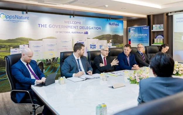 Bộ trưởng Bộ Tài chính bang Victoria ghé thăm Nutifood, khẳng định uy tín thương hiệu GippsNature