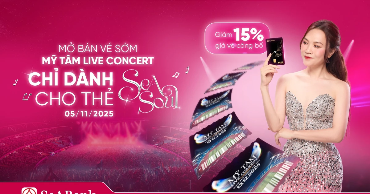 SeABank mang cơ hội săn vé miễn phí cho khách hàng trải nghiệm Mỹ Tâm Live Concert 2025