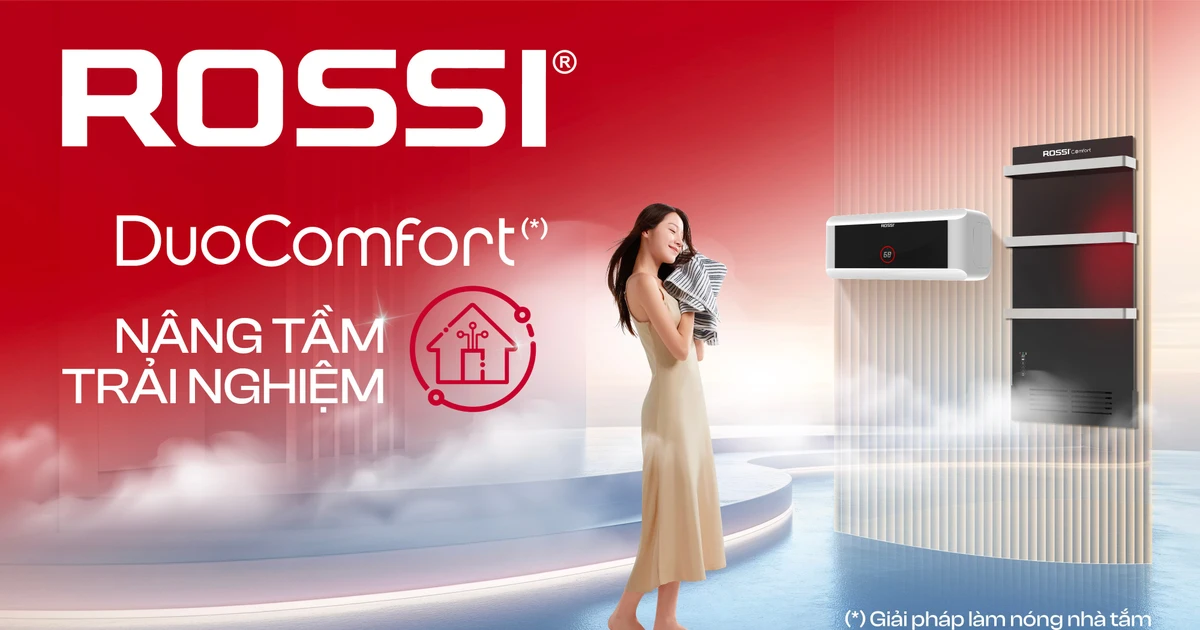 Rossi Duocomfort: Bộ giải pháp làm nóng thông minh cho không gian sống tiện nghi mùa lạnh