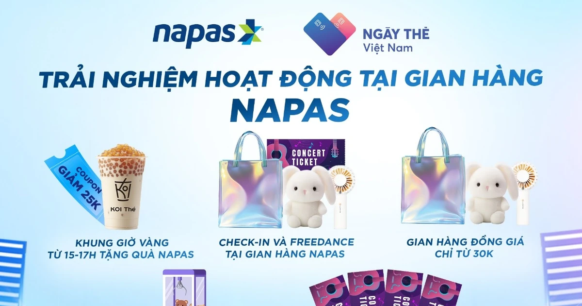 Napas mang hệ sinh thái thanh toán hiện đại cùng hàng ngàn quà tặng hấp dẫn đến ngày thẻ Việt Nam 2025