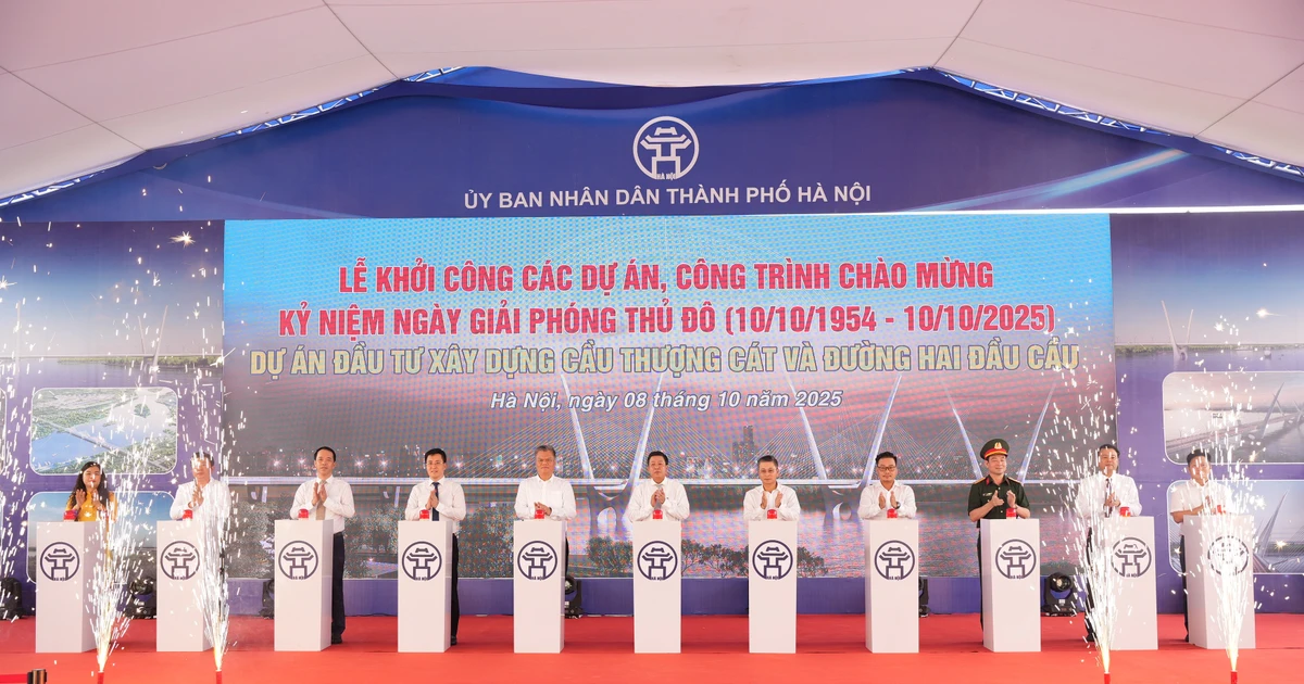 Lễ khởi công dự án Cầu Thượng Cát và đường hai đầu cầu