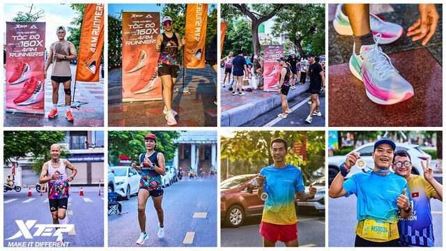 Xtep ra mắt trại huấn luyện X-RUN CAMP đầu tiên dành cho giải Standard Chartered Heritage Marathon Hanoi tại Việt Nam