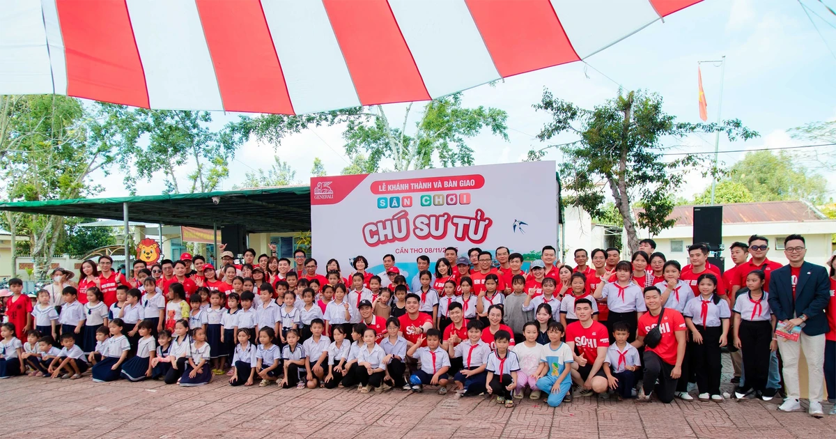 Generali Việt Nam khánh thành 'sân chơi chú sư tử' thứ hai tại Cần Thơ – hướng đến sự phát triển toàn diện cho trẻ