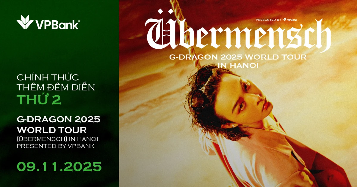 Thỏa lòng fan mong đợi, concert G-DRAGON thêm đêm diễn thứ hai, VPBank MasterCard được quyền mua vé sớm