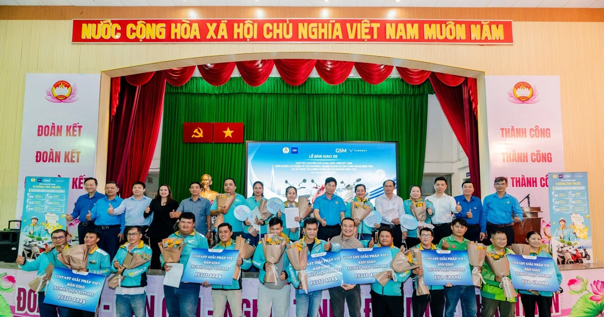 VinFast hợp tác CEP hỗ trợ tài xế xe ôm tại TP.HCM mua xe máy điện trả góp lãi suất 0%