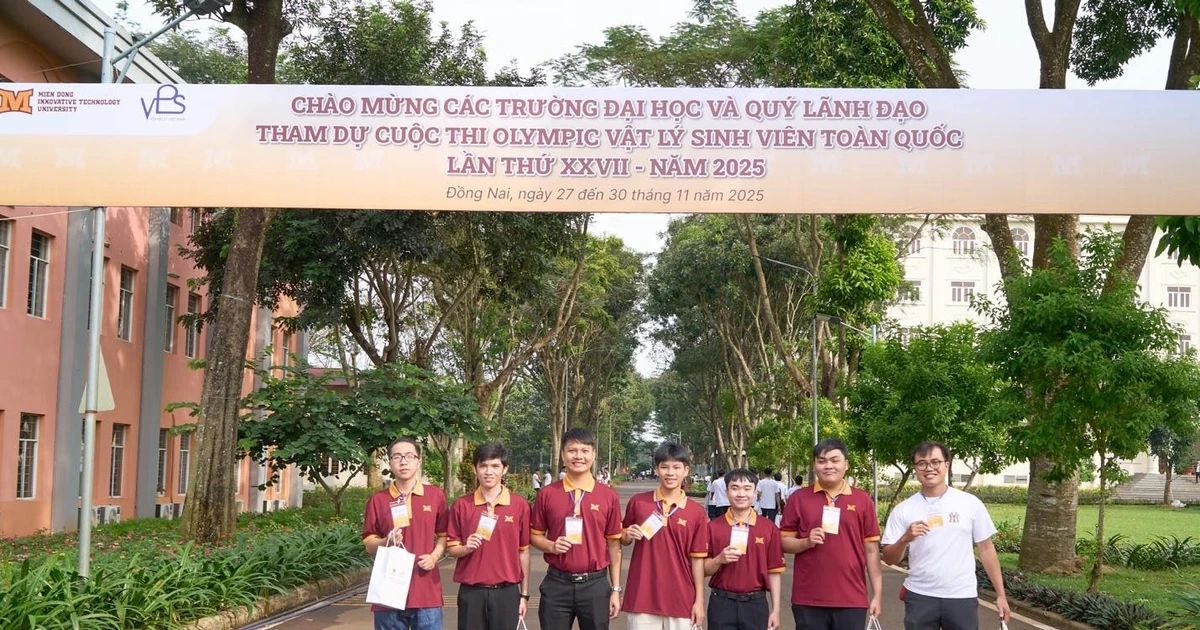 Sinh viên MIT University đạt thành tích ấn tượng tại Olympic Vật lý Sinh viên Toàn Quốc 2025
