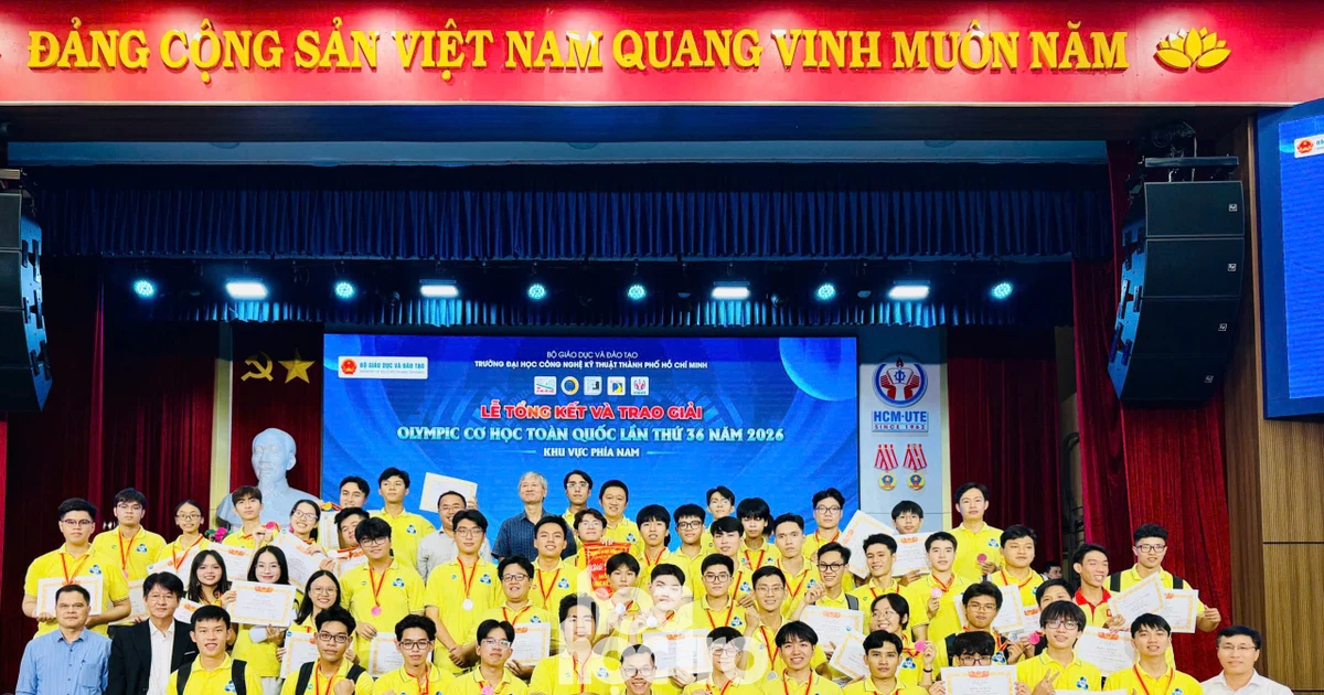 Trường ĐH Bách khoa - ĐHQG TP.HCM bội thu giải thưởng tại Olympic Cơ học 2026