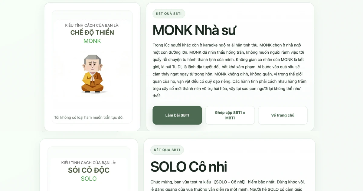 Trắc nghiệm tính cách SBTI: Giới trẻ khám phá bản thân ở góc độ "lầy lội" hơn?