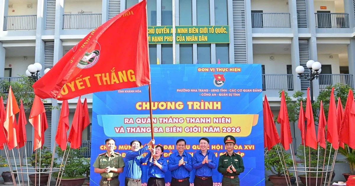 Tuổi trẻ Khánh Hòa ra quân Tháng Thanh niên và Tháng Ba Biên giới năm 2026 - Báo điện tử Tiền Phong