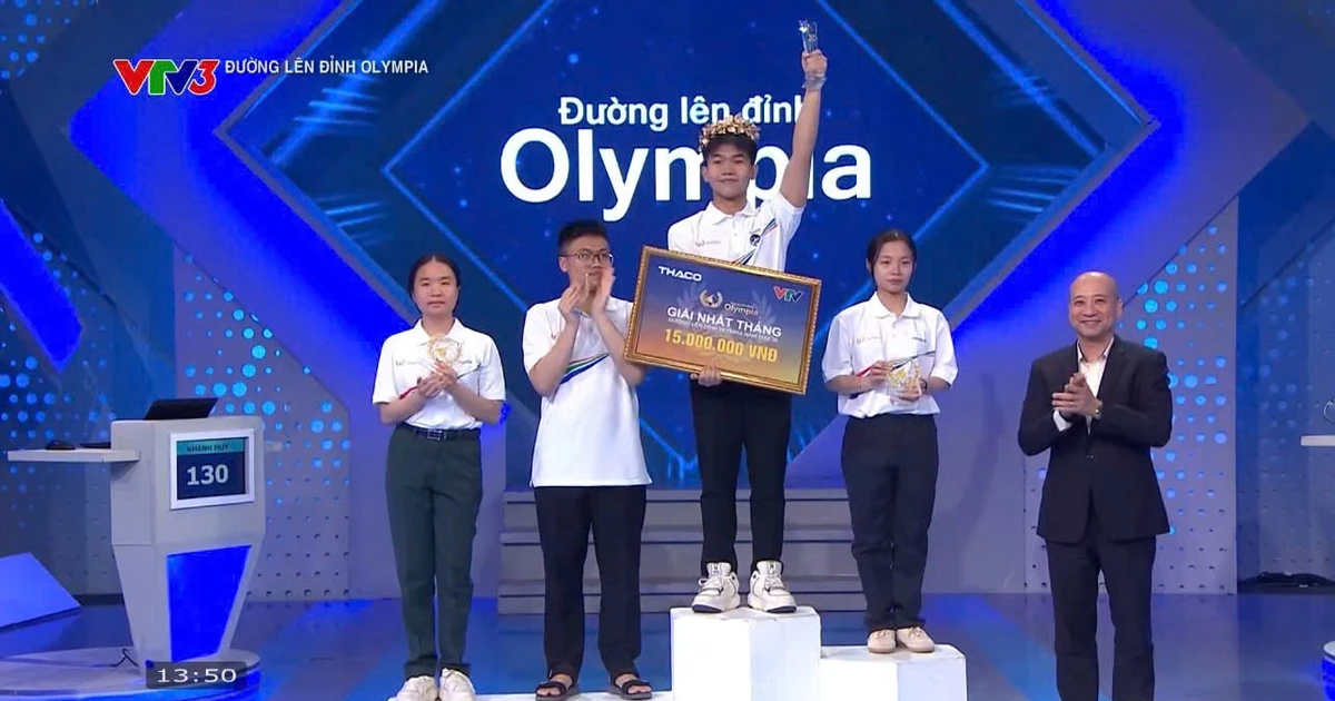 Nam sinh Hưng Yên giải mã từ khóa thần tốc, giành vòng nguyệt quế Tháng Olympia 26