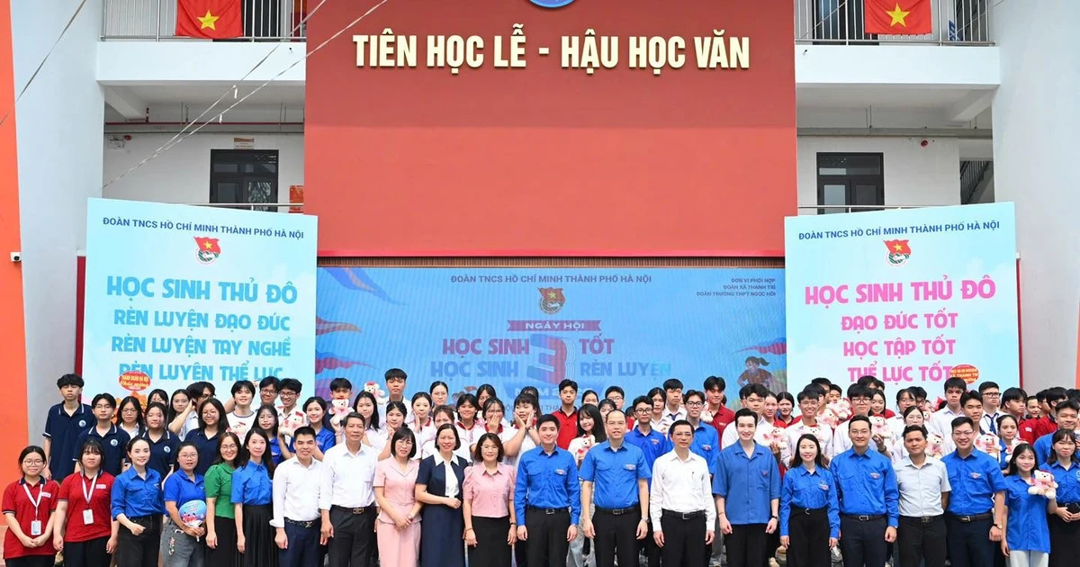 Hơn 1.300 học sinh tham gia Ngày hội “Học sinh 3 tốt”, “Học sinh 3 rèn luyện” cấp thành phố Thủ đô năm 2026
