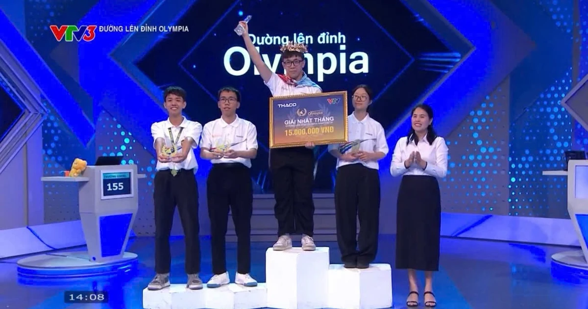 Nam sinh Hà Nội giành vòng nguyệt quế Tháng Olympia 26 với số điểm ấn tượng