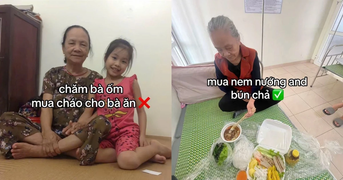 Cô bạn "gây bão mạng" khi chăm bà ốm: Thực đơn toàn món hot trend giới trẻ