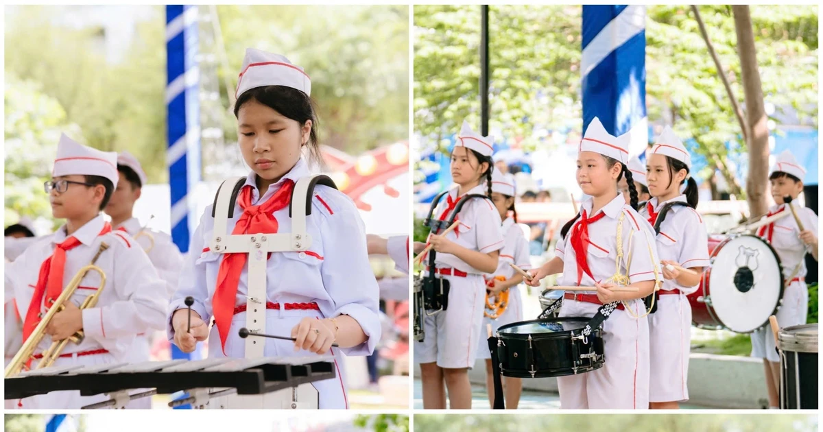 Sôi nổi Liên hoan “Tiếng kèn Đội ta” năm 2026 tại Công viên Phan Đình Phùng