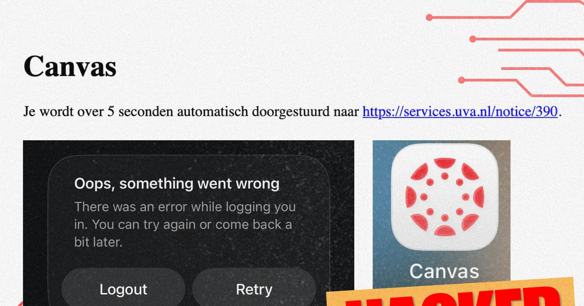 Canvas tạm ngừng hoạt động vì bị hack: Teen lo ngại về việc bảo mật thông tin