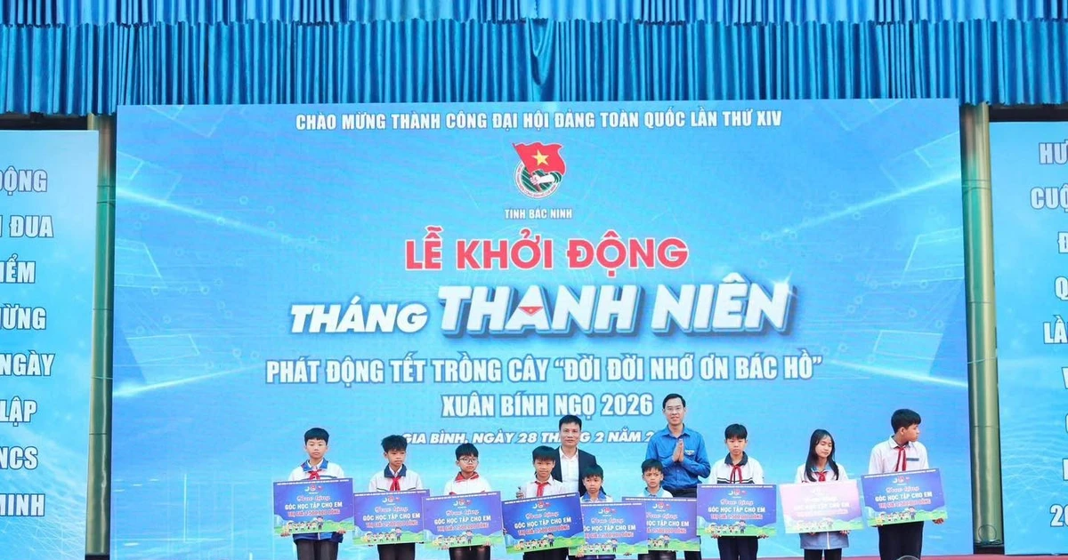 Bắc Ninh: Triển khai 14 tuyến công trình tại Lễ khởi động Tháng Thanh niên 2026