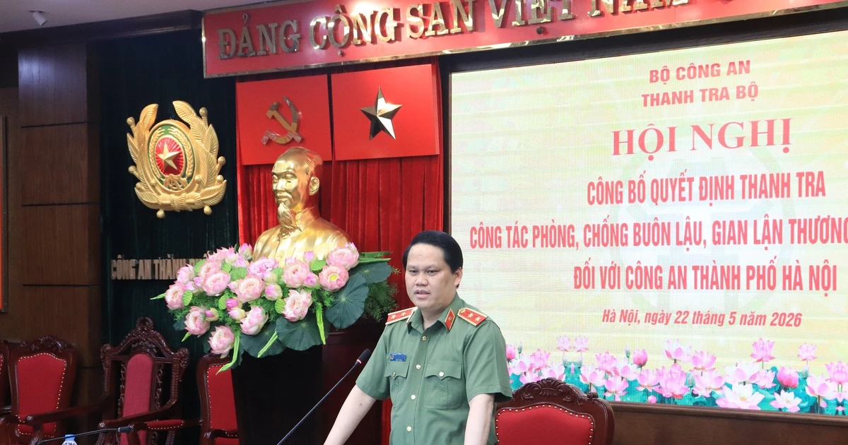 Thanh tra công tác phòng, chống buôn lậu, gian lận thương mại, hàng giả đối với Công an Hà Nội