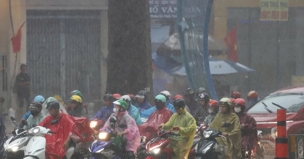 TPHCM đón mưa lớn nhiều nơi, đề phòng ngập úng, gió mạnh